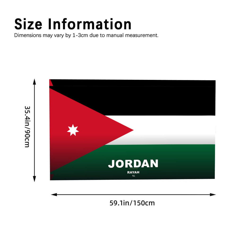 Jordan World Cup 2026 Cape — Fan Flag Wearable