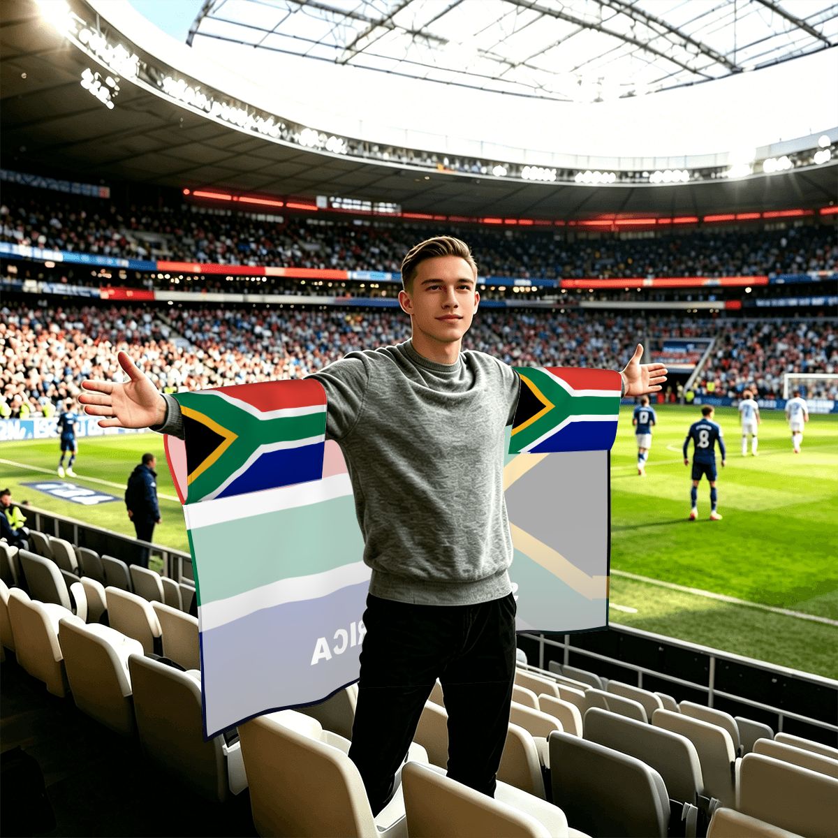 South Africa World Cup 2026 Cape — Fan Flag Wearable