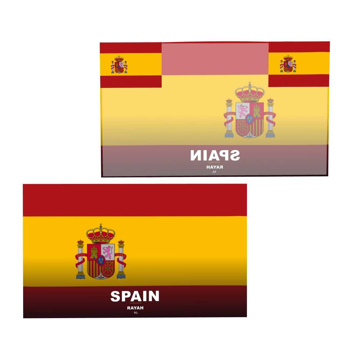 Spain Flag Sleeve Cape — RAYAH.club