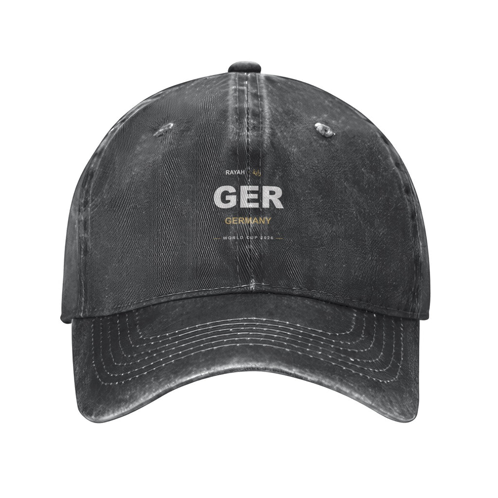 Germany Washed Denim Cap — RAYAH.club