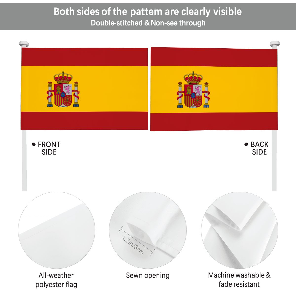 Spain Car Flag — RAYAH.club