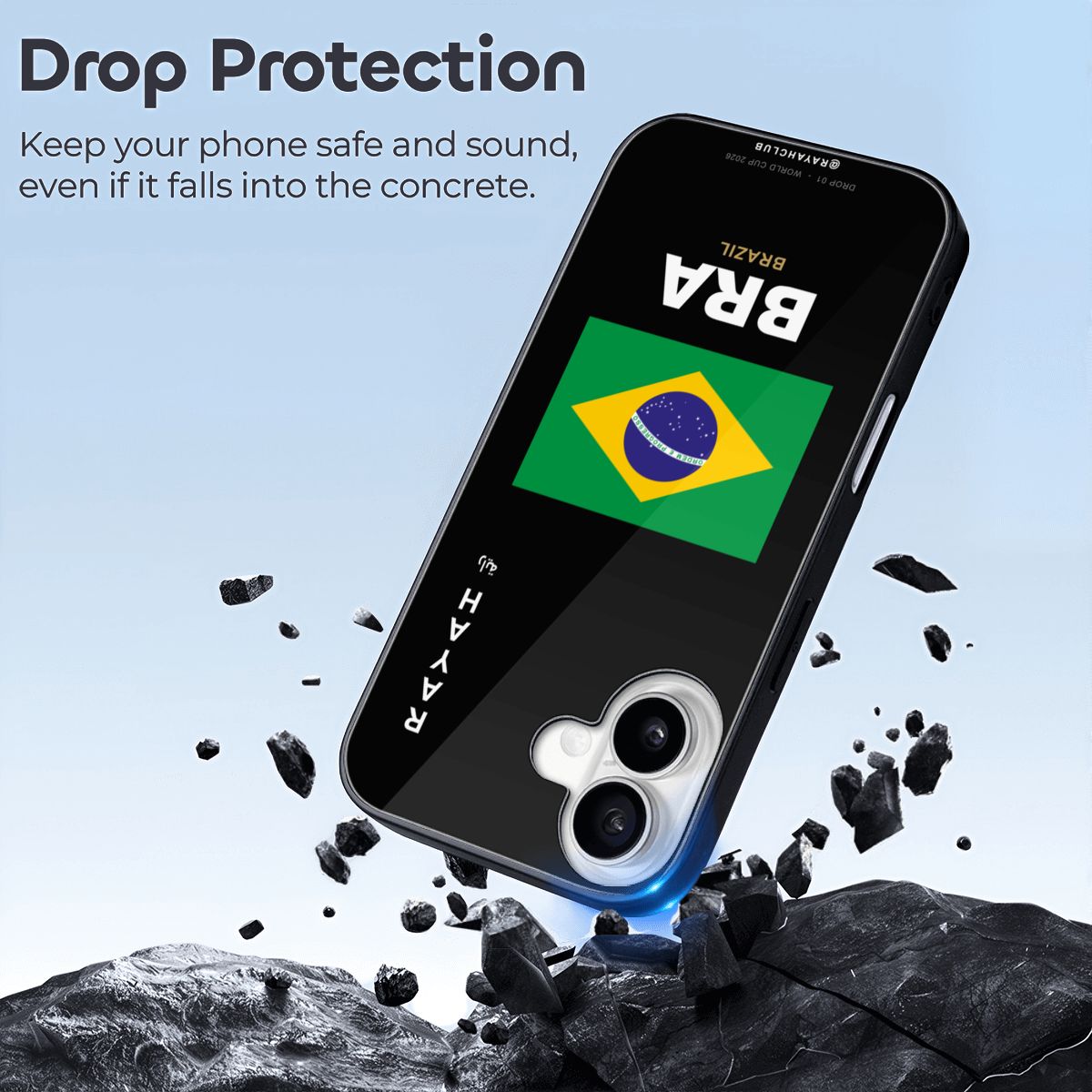 Brazil iPhone 16 Glass Case — RAYAH.club