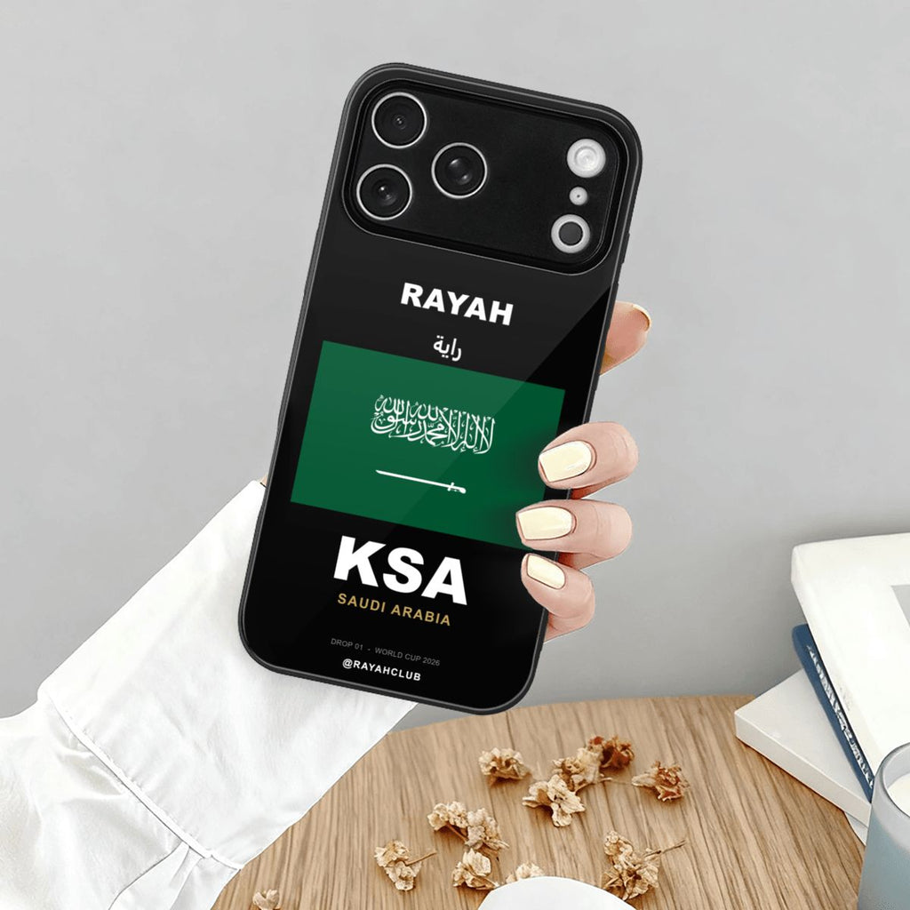 Saudi Arabia iPhone 17 Pro Max Glass Case — RAYAH.club
