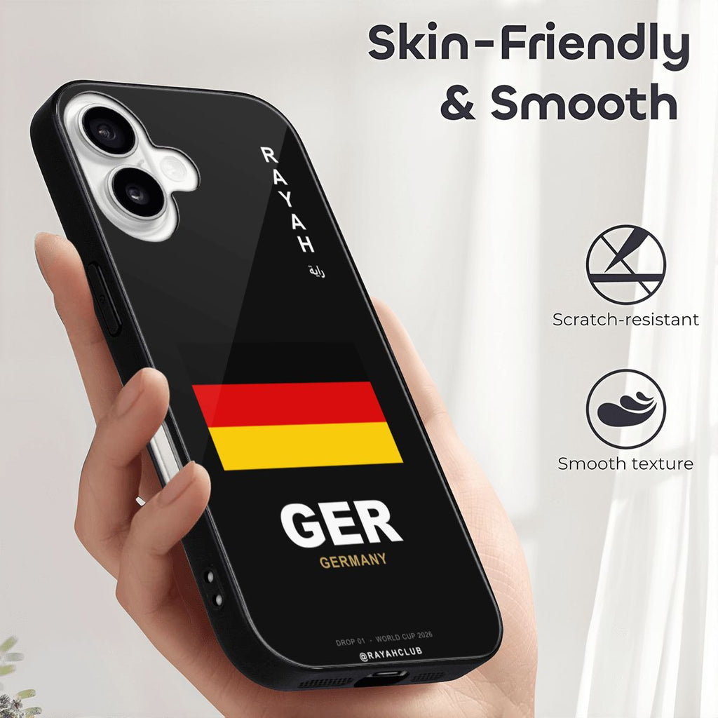 Germany iPhone 16 Glass Case — RAYAH.club