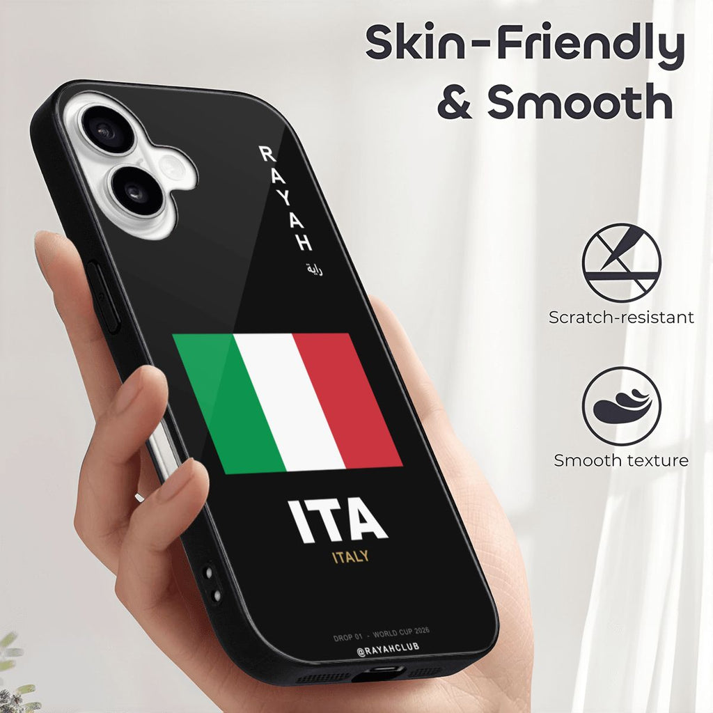 Italy iPhone 16 Glass Case — RAYAH.club
