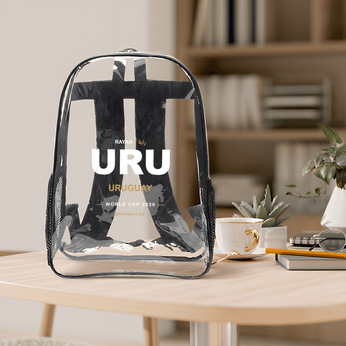 Uruguay Clear Stadium Backpack — RAYAH.club