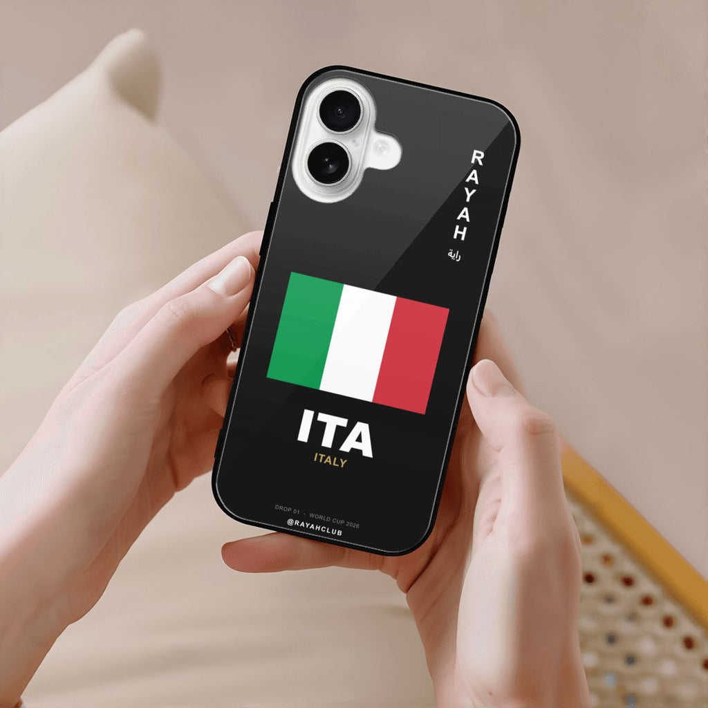 Italy iPhone 16 Glass Case — RAYAH.club