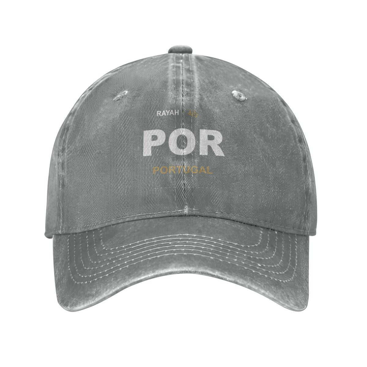 Portugal Washed Denim Cap — RAYAH.club