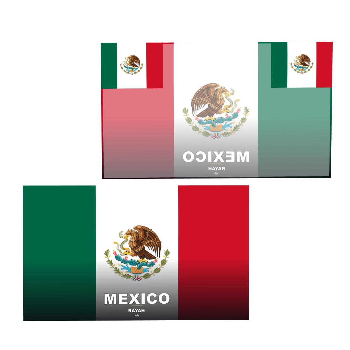 Mexico Flag Sleeve Cape — RAYAH.club
