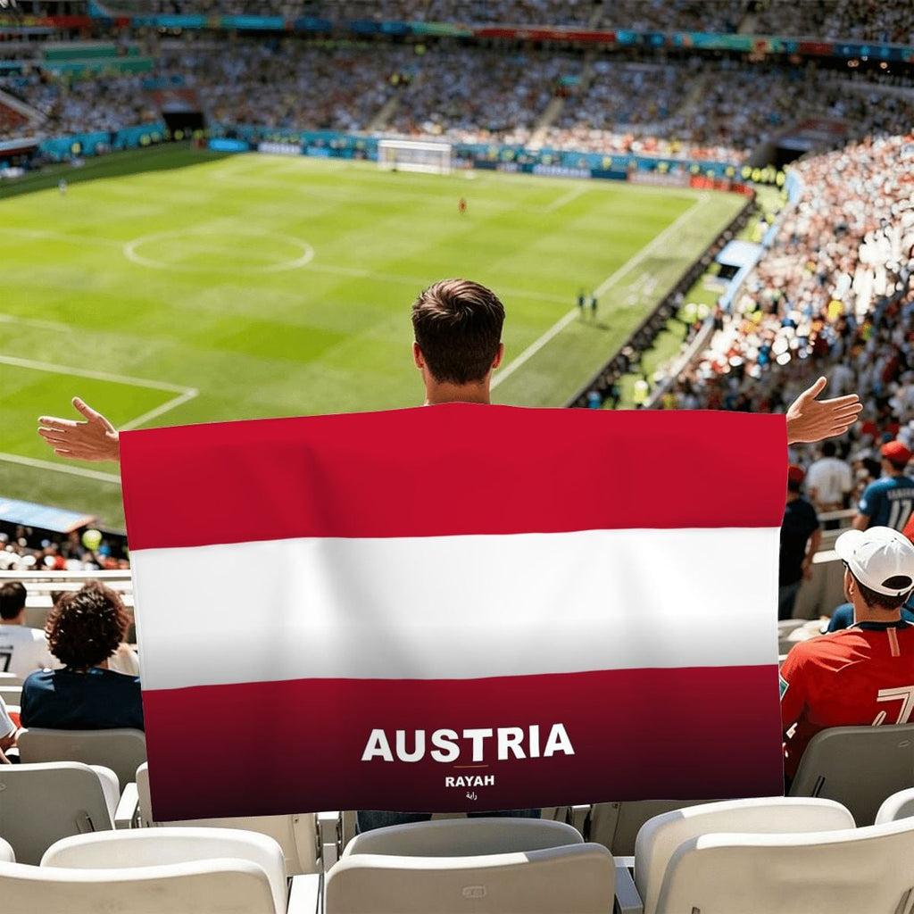Austria World Cup 2026 Cape — Fan Flag Wearable